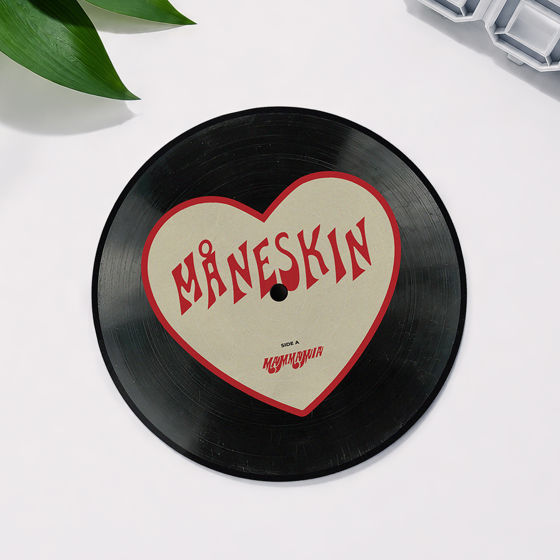 پوستر صفحه گرامافون طرح Maneskin