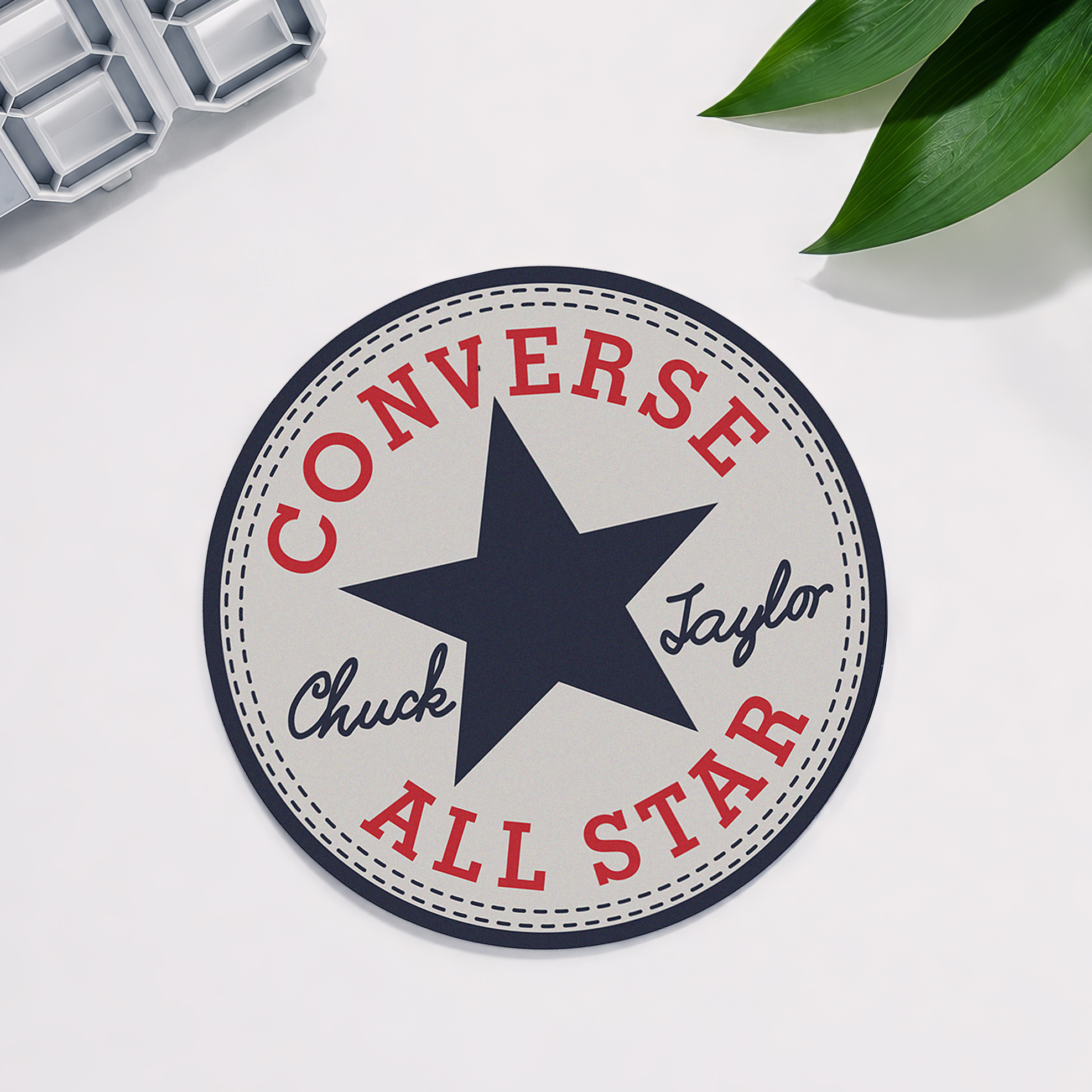 پوستر گرد پینترستی طرح Converse