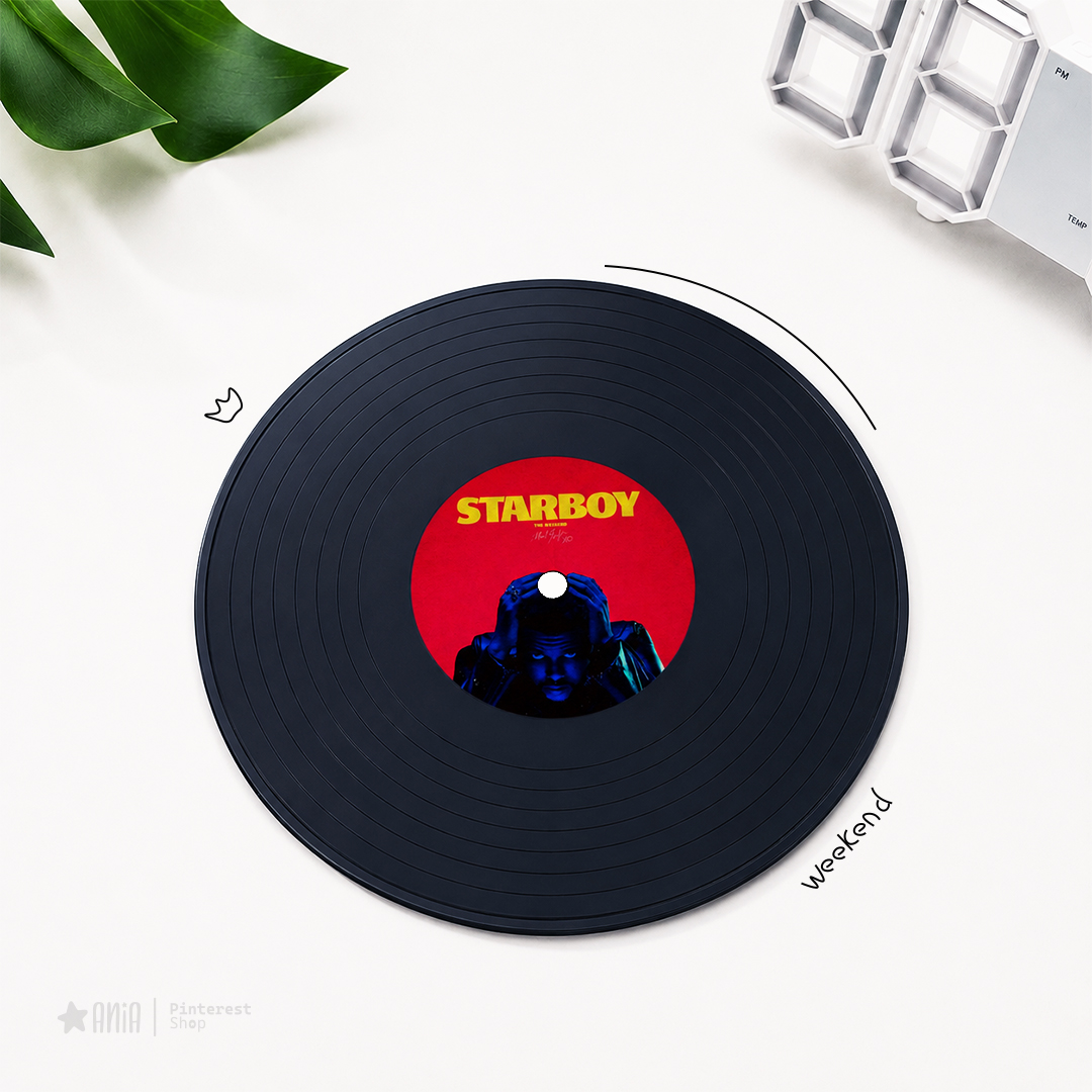 صفحه گرامافون تزئینی طرح The Weeknd